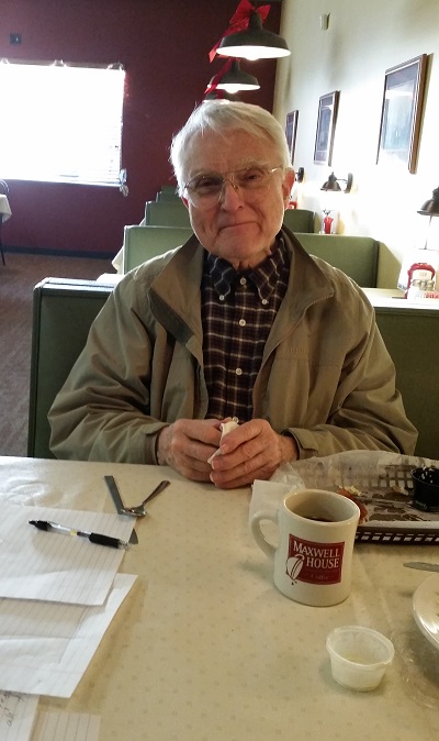 Bob Giles at his Famous Anthony's office