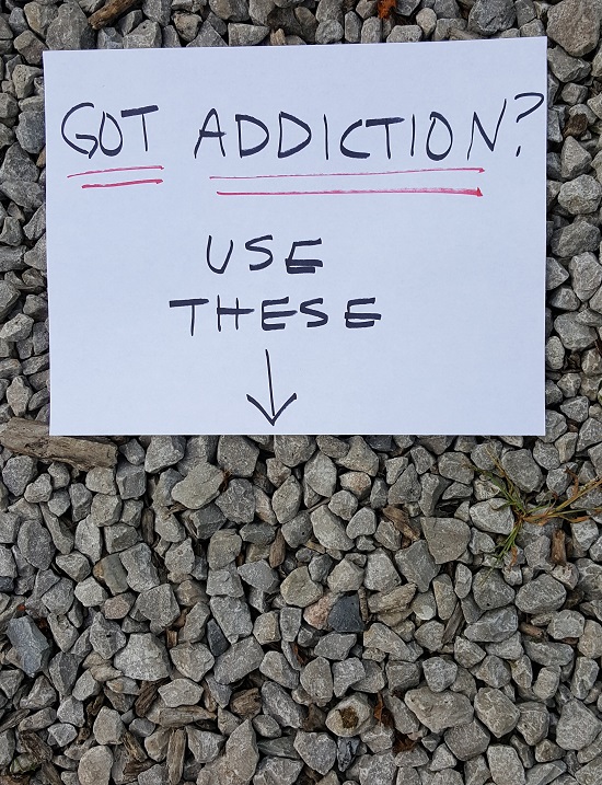 We treat addiction with Stone Age tools.